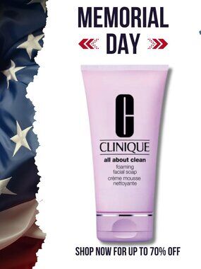Clinique All About Clean Foaming Facial Soap Crème Mousse Nettoyante - 1Fl Oz